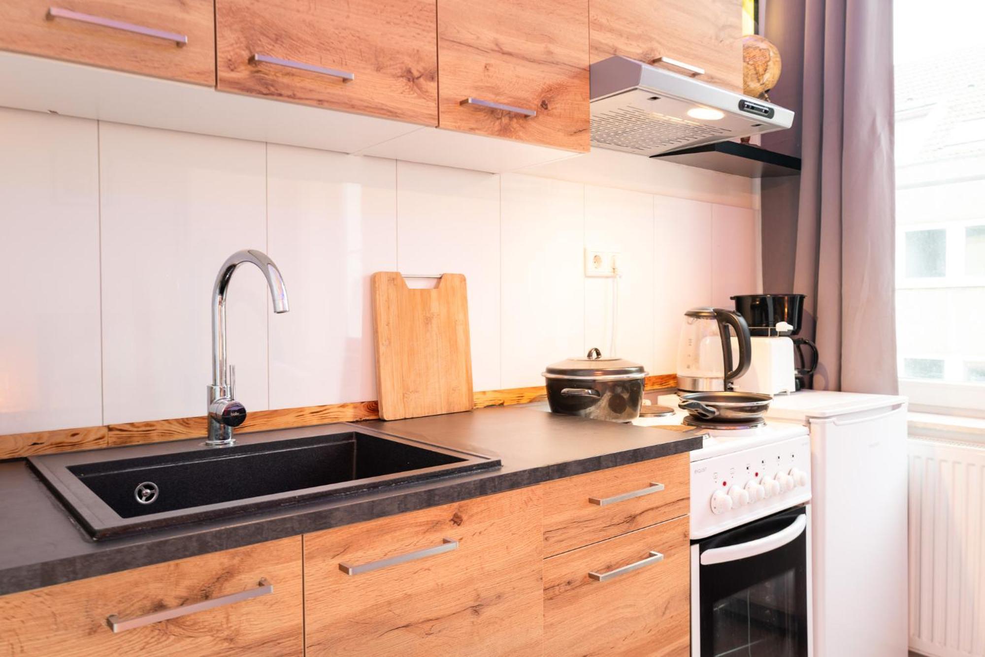 #222 Modernes City Apartment Im Herzen Von ノイス エクステリア 写真
